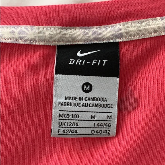 Nike Vneck pink top - Picture 4 of 6